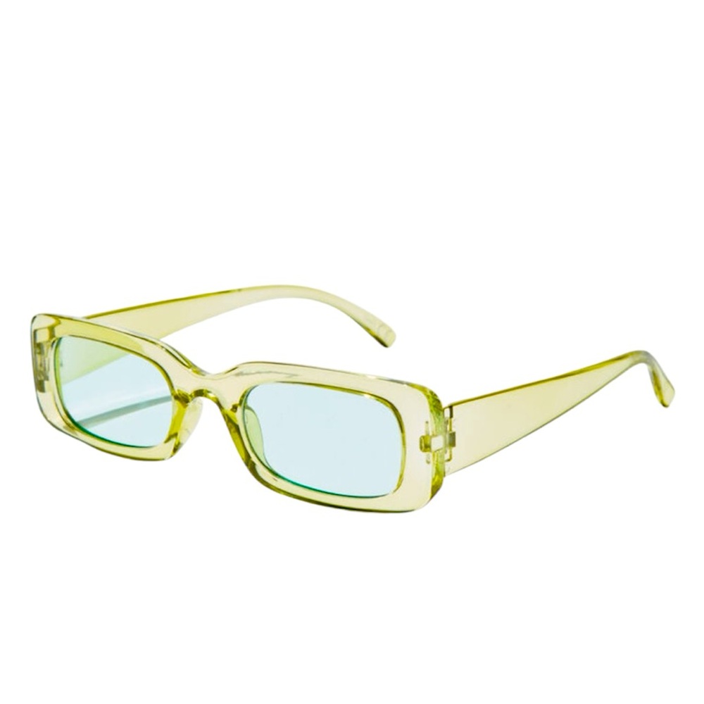 Translucent Green Rectangular Frame Sunglasses - NWT